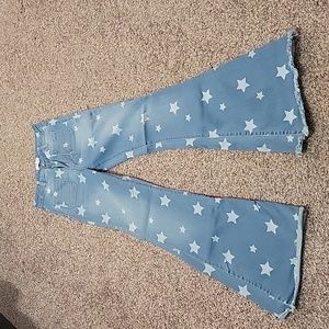 Star Bell Bottom Jeans